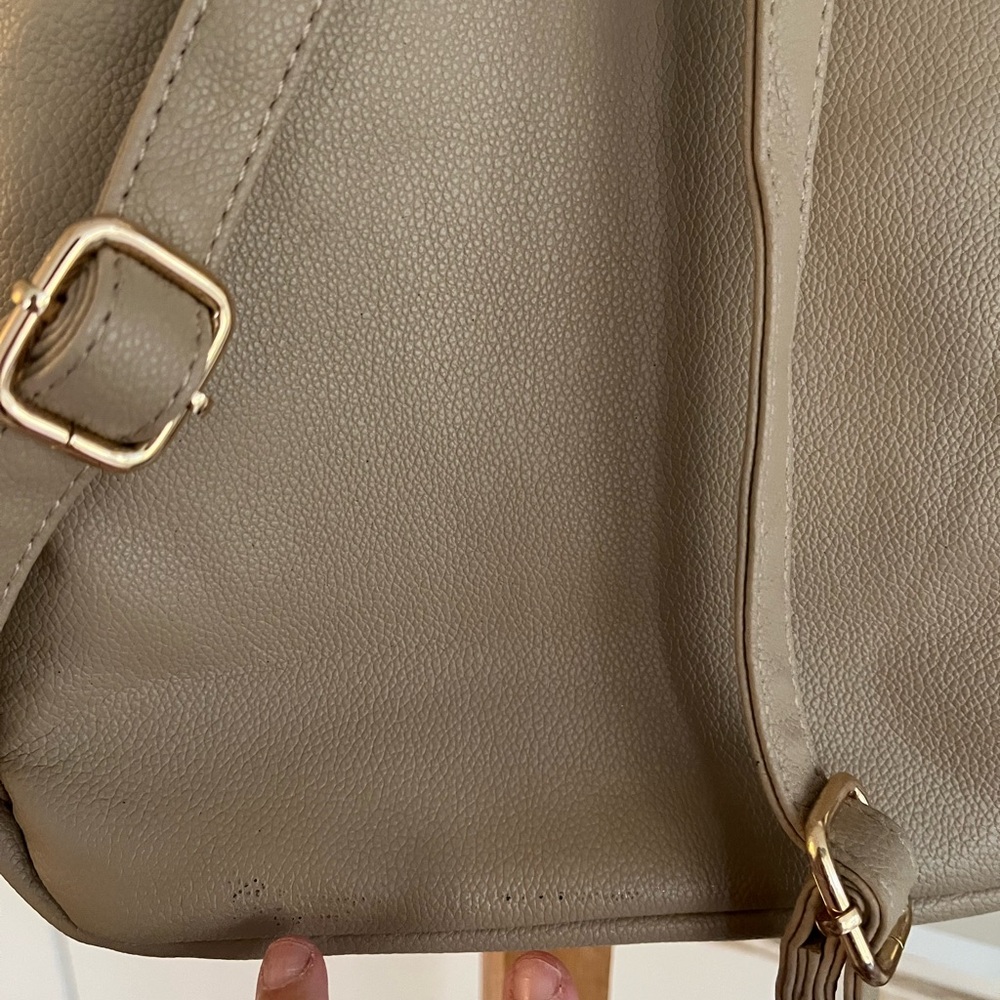 Montana West Faux Leather Backpack with Tassel Pocket - Picture 3 of 14